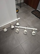 lampa sufitowa, biała, 2szt