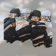 Wyprzedaż 80 par skarpety męskie zdrowotne bezuciskow 100% bawełna r. 40-43