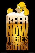 Simpsons - Homer Beer Solution plakat