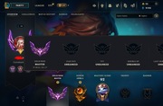 Konto MASTER EUW 280LP 73%WR | LOL League of Legends | 