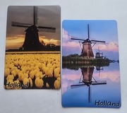 Magnes na lodówkę WIATRAK HOLANDIA Holland  Tulipany Amsterdam 2szt.(31) 