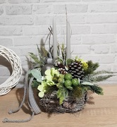 Stroik świąteczny na stół, komodę,  Boże Narodzenie