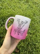 Kubek ombre brokat 330 ml L V