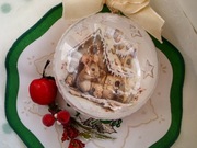 Bombka piernik medalion wypukły ozdoby choinka prezent hand made