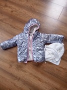 Kurtka dla dziewczynki plus czapka i szalik 