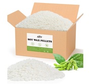 Naturalny wosk sojowy premium 10kg do swiec bez dodatkow