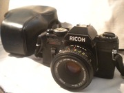Aparat fotograf RICOH KR10 Super z obiektywem RICOH XR RIKONON 2,2/55mm