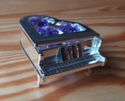 Crystal Temptations Figurka Fortepian Kryształy Swarovski Silver Plated