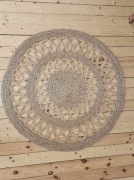 Okrągła mata śr. 120 cm z trawy morskiej