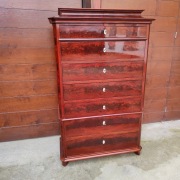 Komoda Biedermeier – Mahoniowa – po renowacji