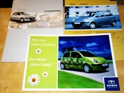 3 prospekty Daewoo Matiz
