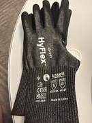 Rękawice robocze nitrylowe mocne oryginalne Ansel HYFLEX 11-543 9