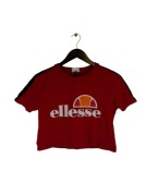 Koszulka damska ellesse duże logo czerwona s