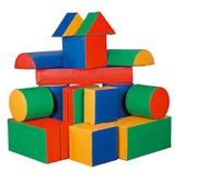 Klocki rehabilitacyjne Habys, komplet 14szt