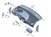 Uchwyt magnetyczny do Iphone Mercedes Citan II 420 prawy lub lewy 