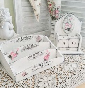 Listownik organizer vintage 