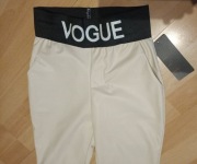 PRZEŚLICZNE SPODNIE EKOSKÓRA  XS