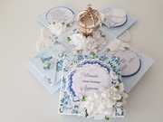 Exploding box kartka 3d pamiątka prezent chrzest