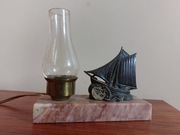 Stara francuska lampa Wissant żaglowiec