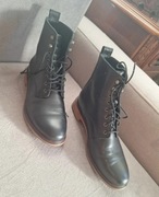 Skórzane butki sztyblety 39.5/ 24.5 cm wkładka 