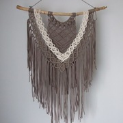 Makrama Sukienka z narzutką BOHO