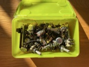 Zestaw potencjometrów Telpod stereo Unitra PRL