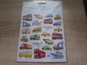 Naklejki - transport, 24 szt.
