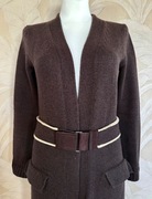 Monnari Elegancki Sweter długi z wełny z dodatkiem kaszmiru  rozm S