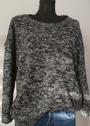 Ciepły melanżowy sweter firmy G:21 używany rozmiar 36/38