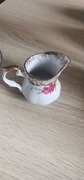 Miseczka na przystawki(9cm) i dzbanuszek do smietanki (6cm) Róża złota 