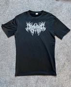 Czarna koszulka kompresyjna na siłownie gym