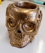 Odlew betonowy czaszka  9 cm pojemnik na drobiazgi 