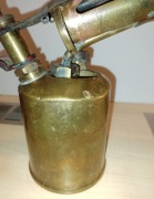 Zabytkowa mosiężna lampa lutownicza Optimus nr 411 Szwecja