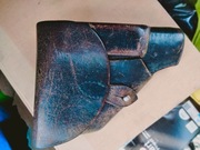 Stara skórzana kabura do pistoletu