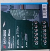 TARCZE DO CIĘCIA METALU 125 mm PARKSIDE 125x1,2x22,23 mm ZESTAW 12 SZT