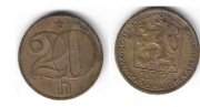 C13 Czechosłowacja 20 halerzy 1977