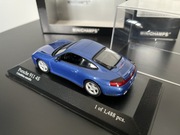 Porsche 911 Carrera 4S 996 Minichamps 1:43 niebieski