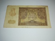 Sto złotych 100 złotych 1940 seria B ZWZ