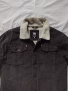 Kurtka OMBRE Sherpa Trucker ocieplana katana męska L/XL**Stan IDEALNY**