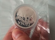 Srebrna moneta .999 1 oz Luna - polska bulionówka