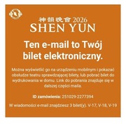 Bilety na BALET SHEN YUN 2026 Super cena 