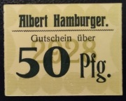 50 Pfenig Albert Hamburger Kamienna Góra 
