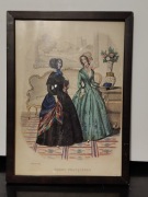 Modes Françaises – Février 1849” – francuska grafika modowa XIX w.,