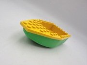 LEGO 28533c01pb01 Bright Green, Hull Unitary 16 x 8 with Yellow