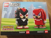 LEGO 40672 BrickHeadz - Sonic the Hedgehog: Knuckles i Shadow - NOWY
