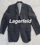 Lagerfeld marynarka virgin wool czysta wełna schurwolle modna suit viral 