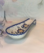 Podstawka ceramiczna Bolesławiec pod łyżkę ceramika Bolesławiec