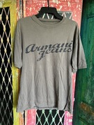 Bawełniana męska koszulka T-shirt na krótki rękaw z nadrukiem Armani Jeans