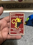VII ZJAZD ZHP  CHORĄGIEW KALISKA WARSZAWA 1985