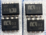 MUSES02 + PODSTAWKA Podwójny wzmacniacz operacyjny NEW JAPAN RADIO